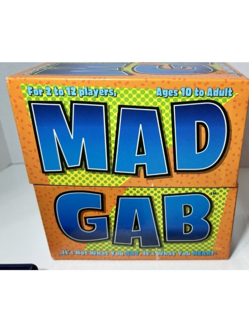 1995 MAD GAB Card Board Game USED TIMER WORKS